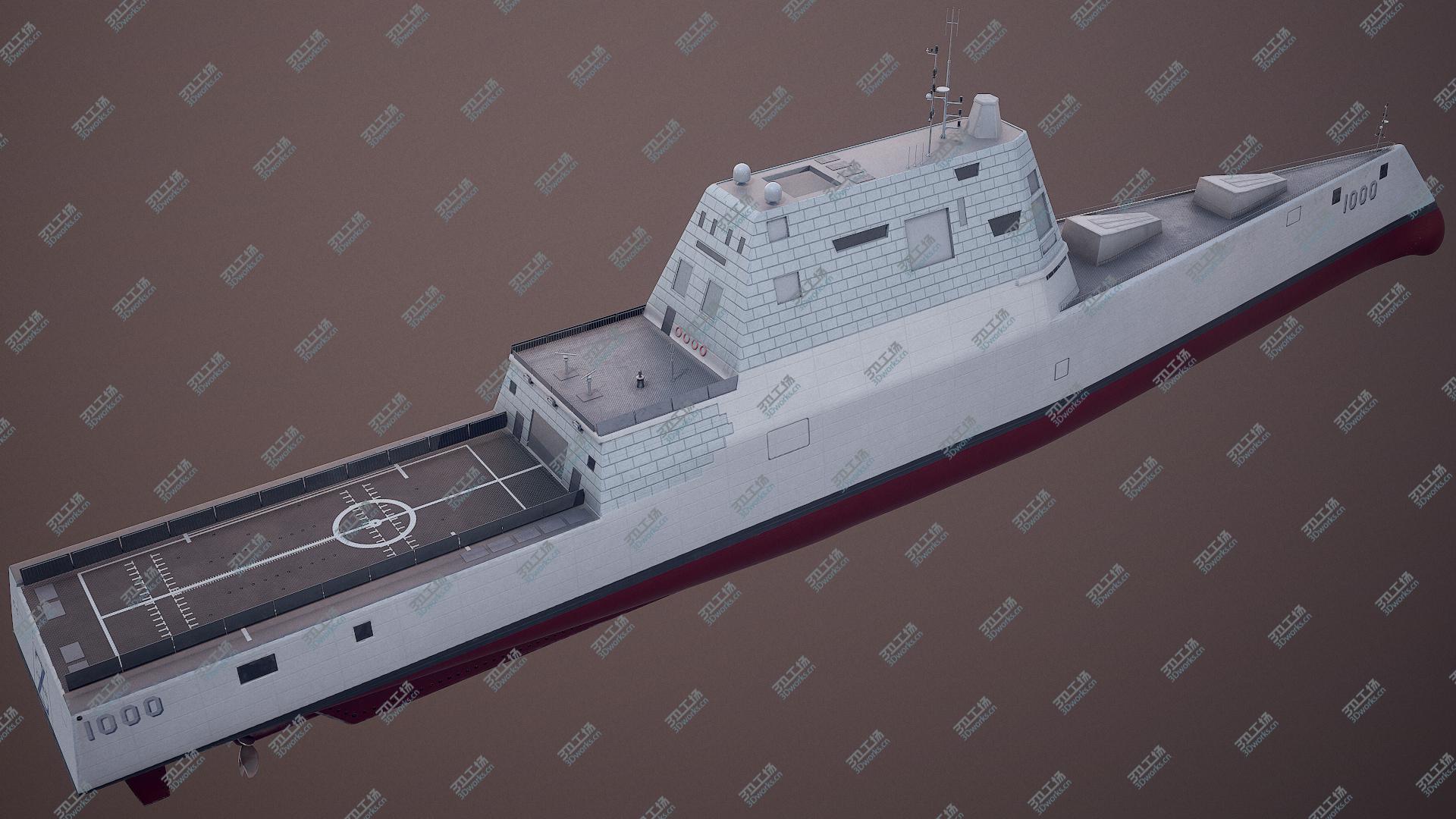 images/goods_img/20210319/Zumwalt Class Destroyer USS DDG-1000 3D model/3.jpg